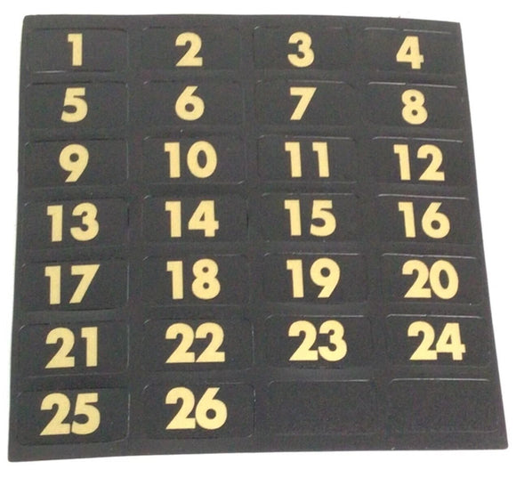 Parabody Life Fitness Strength System Weight Stack Label 1-26 LEA7749901-hydrafitnessparts