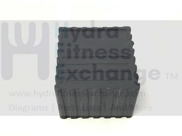 Parabody Serious Steel 400 Home Gym Base Frame End Cap-hydrafitnessparts