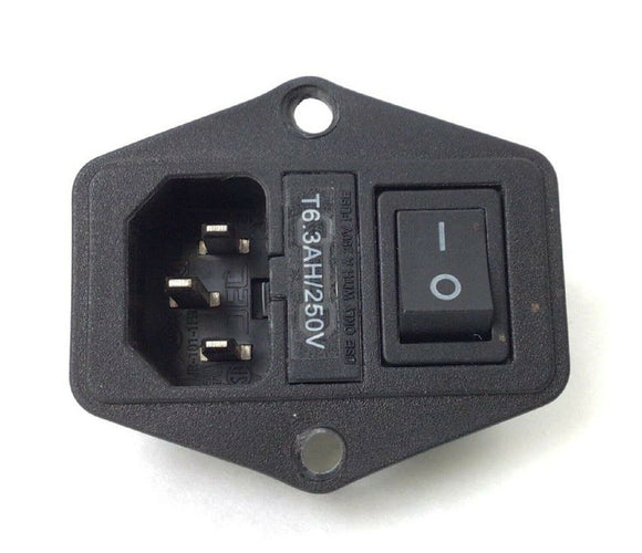 Power Plate Vibration Trainer Power Entry Switch W/Socket Input Module MY7-PEAS-hydrafitnessparts