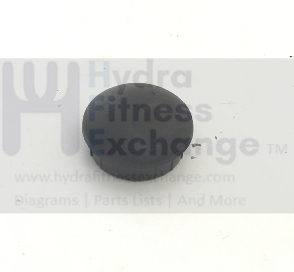 Precor 5.17i EFX5.17 Elliptical Internal Round Tube Foot Endcap-hydrafitnessparts