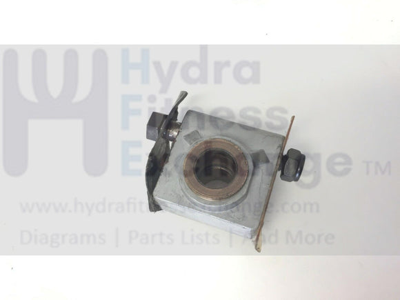 Precor 5.23 (ADFP) Elliptical Crank Arm Brass Bushing Pivot Block 38301101 or 38264-103-hydrafitnessparts