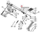 Precor 764 835 C762 C764 C764I C776I 835 Stepper Step Thrust Washer WAPNN100-003-hydrafitnessparts