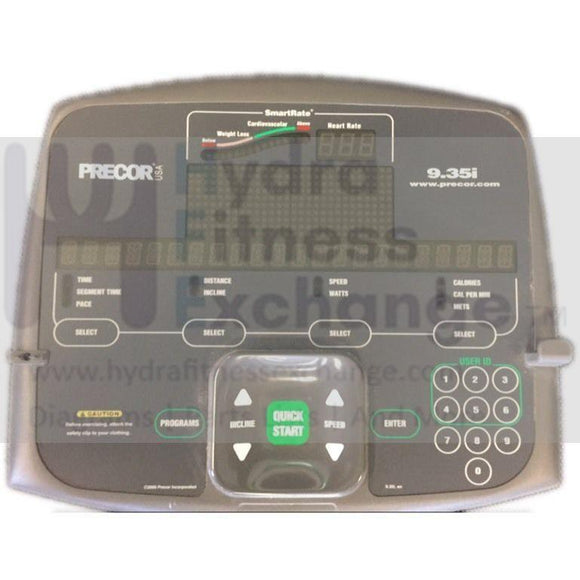 Precor 9.35i Treadmill Upper PCA Console Membrane Display Panel Board 45713101-hydrafitnessparts