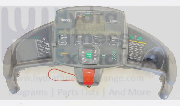 Precor 9.3x - 9.33i - Stone Gray Residential Treadmill Display Console 48056-101 or 44065-103-hydrafitnessparts