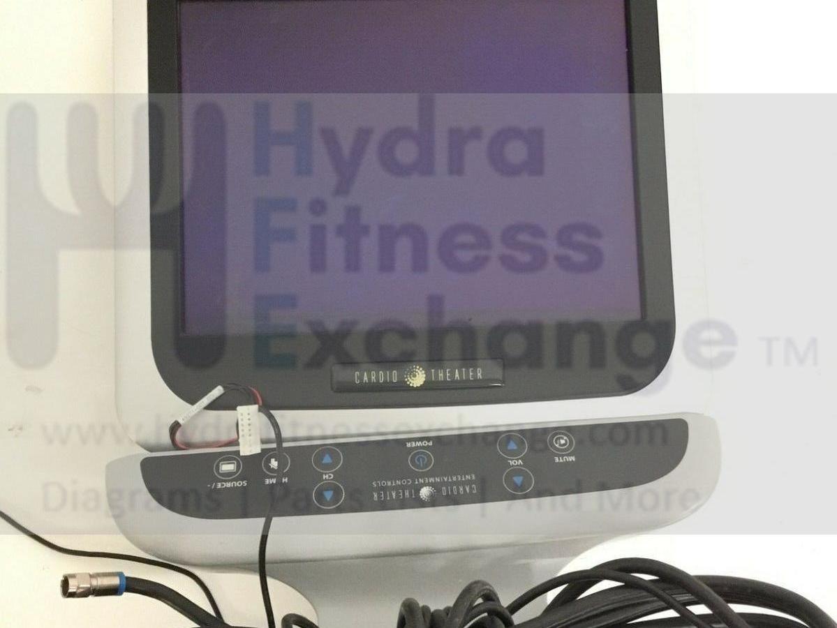 Precor 9.3x Treadmill Display Console Assembly with TV Cable 15