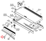 Precor 9.3x Treadmill Left or Right Deck Side Rail Trim Cover 48028-101-hydrafitnessparts