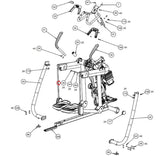 Precor AMT12 833 835 Elliptical Hex Head Screw 3/8"-16x3" PPP0000HADCE038300-hydrafitnessparts