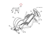 Precor C532 EFX532 EFX5.21 Elliptical Top Front Bracket Cover Assembly 38294-202-hydrafitnessparts