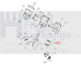 Precor C534i C536i C556i EFX 534i Elliptical Neck Cover Bottom 49917-106-hydrafitnessparts