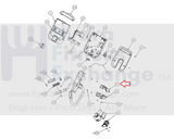 Precor C534i C536i C556i EFX 534i Elliptical Receive Top Neck Cover 49917-105-hydrafitnessparts