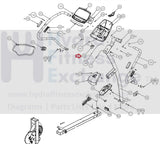 Precor C556i 546I C936i C934 C966 Elliptical Heart Rate Board w/ Wire 43579-108-hydrafitnessparts