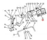 Precor C764I W4 W5 W6 Climber Stepper Step Display Console Assembly 57018-102-hydrafitnessparts