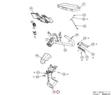 Precor EFX 447 EFX400 Elliptical Cup Holder Bottom Cover PPP000000302975101-hydrafitnessparts
