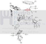 Precor EFX 447 Elliptical Left Device Holder Plastic PPP000000302998101-hydrafitnessparts