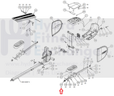 Precor EFX 447 Elliptical Stairarm Wheel PPP000000048337101-hydrafitnessparts