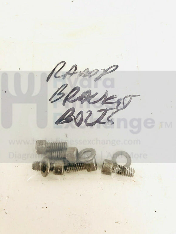 Precor EFX 546 120V 4H 4N 5V 9A 9B CB Elliptical Ramp Bracket Nut Set-hydrafitnessparts