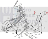 Precor EFX 556i EFX 825 Elliptical Pacifi OverMolded HandGrip PPP000000039845203-hydrafitnessparts