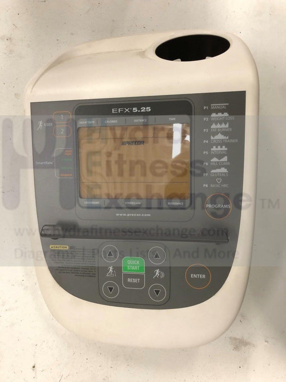 Precor EFX 5.25 Elliptical Crosstrainer Display Console PPP000000059142102-hydrafitnessparts