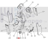 Precor Elliptical Battery Bracket PPP000000039923101-hydrafitnessparts