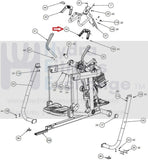 Precor Elliptical Bottom Heart Rate Grip PPP000000301017104-hydrafitnessparts