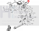 Precor Elliptical Display Console Back Cover 43179-104-101-hydrafitnessparts