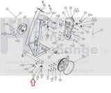 Precor Elliptical Front Foot PPP000000049195101-hydrafitnessparts