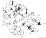Precor Elliptical Front Roller Bushing PPP000000036192101-hydrafitnessparts