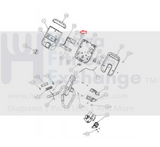 Precor Elliptical Heart Rate Receiver Module PPP000000049725101-hydrafitnessparts