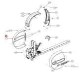 Precor Elliptical Left Grey Cover 43607-102-hydrafitnessparts