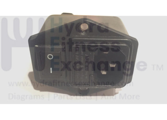 Precor Elliptical Power Entry Module 110V PPP000000012167102-hydrafitnessparts