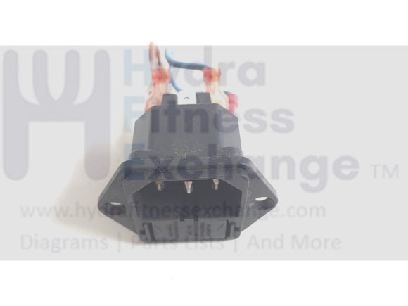 Precor Elliptical Power Entry Module with Fuse Drawer 45381-101-hydrafitnessparts