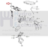 Precor Elliptical Right Device Holder Plastic PPP000000302998101-hydrafitnessparts