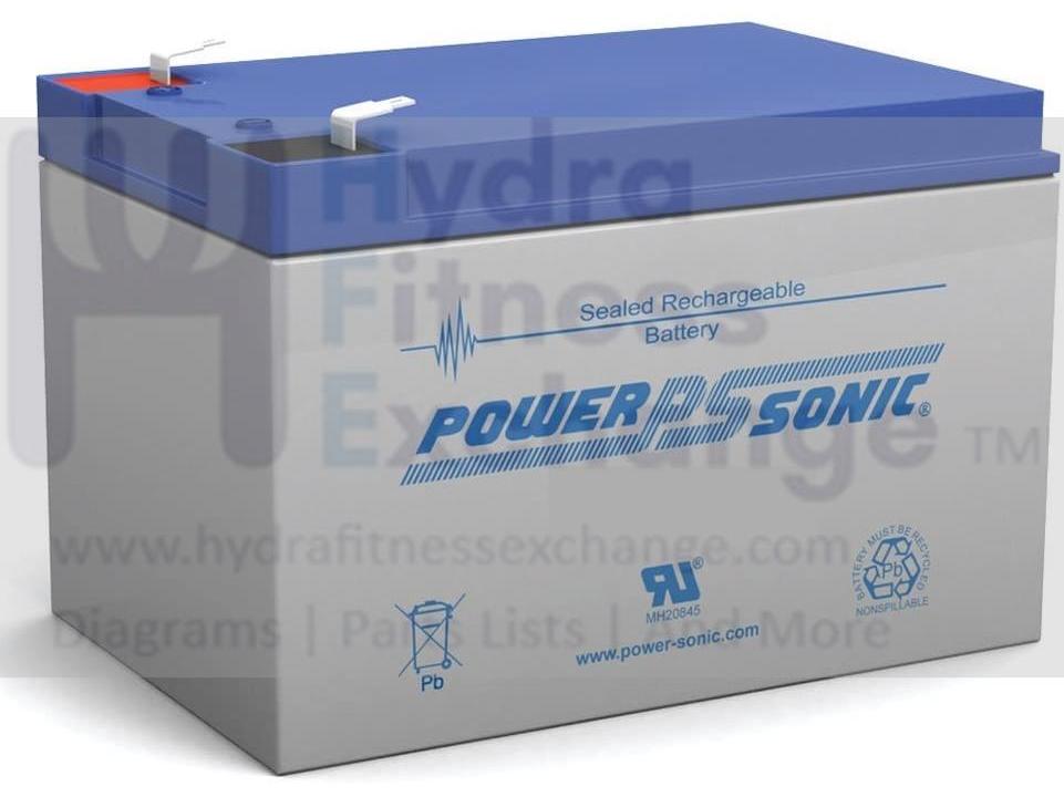 Precor Elliptical Sealed Lead Acid Battery PPP000000045970101 & 45970 ...