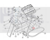 Precor M9.45i 9.4x C944 C946 Treadmill Center Crossbar 945crossbar-hydrafitnessparts