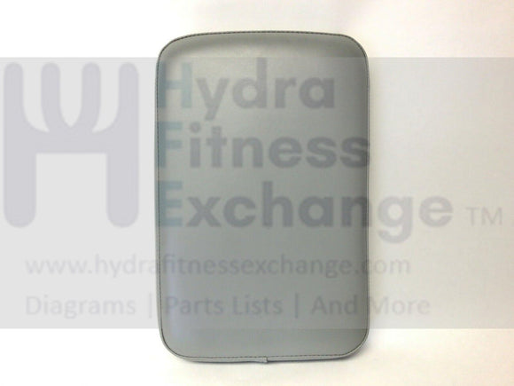 Precor Pacific Fitness Zuma Gym Upright Gray Seat Assembly 45209-101-hydrafitnessparts