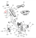 Precor RBK 815 885 RBK10 Recumbent Bike Seat Rail PPP000000300561102-hydrafitnessparts