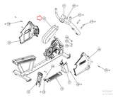 Precor RBK 815 885 RBK10 Recumbent Bike Top Cover PPP000000300585101-hydrafitnessparts