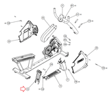 Precor RBK 815 885 RBK10 Recumbent Bike Waterfall Cover PPP000000300588101-hydrafitnessparts