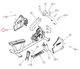 Precor RBK 885 RBK10 Recumbent Bike Left Assembly Cover PPP000000300883102-hydrafitnessparts