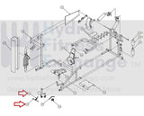 Precor Stack Gym Chrome Curl Bar with Chain PPP000000045027102-hydrafitnessparts