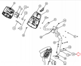 Precor Stationary Bike Hex Head Bolt with Flat Washer 1/2"-13x4.95" HCTN050-500-hydrafitnessparts
