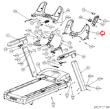 Precor TRM10 P80 TRM 833 885 Treadmill Dash Back Cover 300367-101-hydrafitnessparts