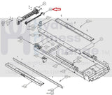 Precor Treadmill Belt Guard End Cap PPP000000048695104 & 48695-104 & 48695-103-hydrafitnessparts