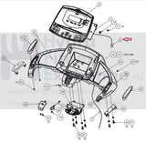 Precor Treadmill Data Cable Wire Harness 12" 44905-012-hydrafitnessparts