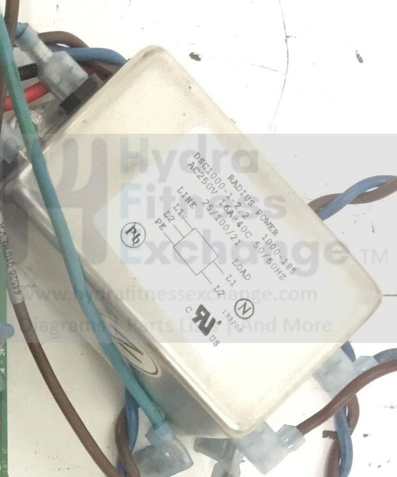 Precor Treadmill Dual Stage Line EMI Line Filter Radius Power DSC1000-1-2.2-hydrafitnessparts