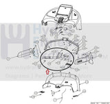 Precor Treadmill Hand Grip Crossbar Assembly PPP000000048699501-hydrafitnessparts