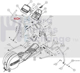 Precor Treadmill Heart Rate Wire Harness 44954-013-hydrafitnessparts