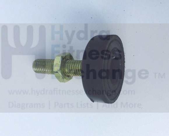 Precor Treadmill Rear Rubber Foot Pad Adjustable Level Leveler-hydrafitnessparts