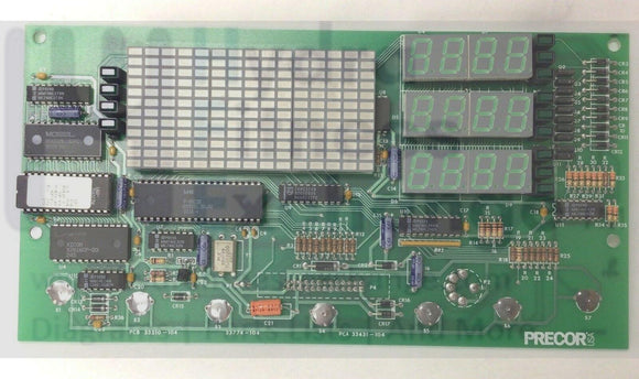 Precor Upright Steppers Display Console Board 33431-108-hydrafitnessparts