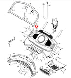 ProForm 995I Treadmill Display Console Panel MFR-ETPF99715V1 or 397322 or 372674-hydrafitnessparts